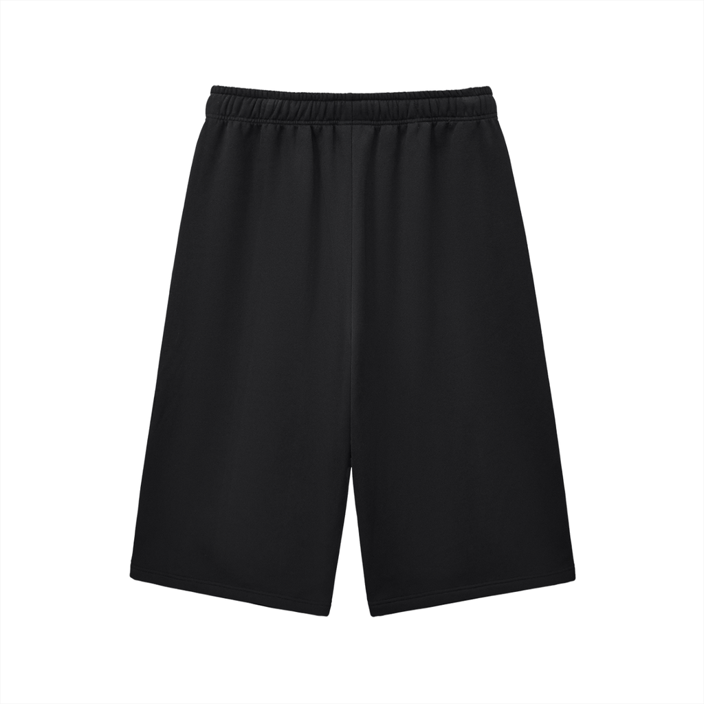 “Chrome” Black 3/4 Sweatshorts