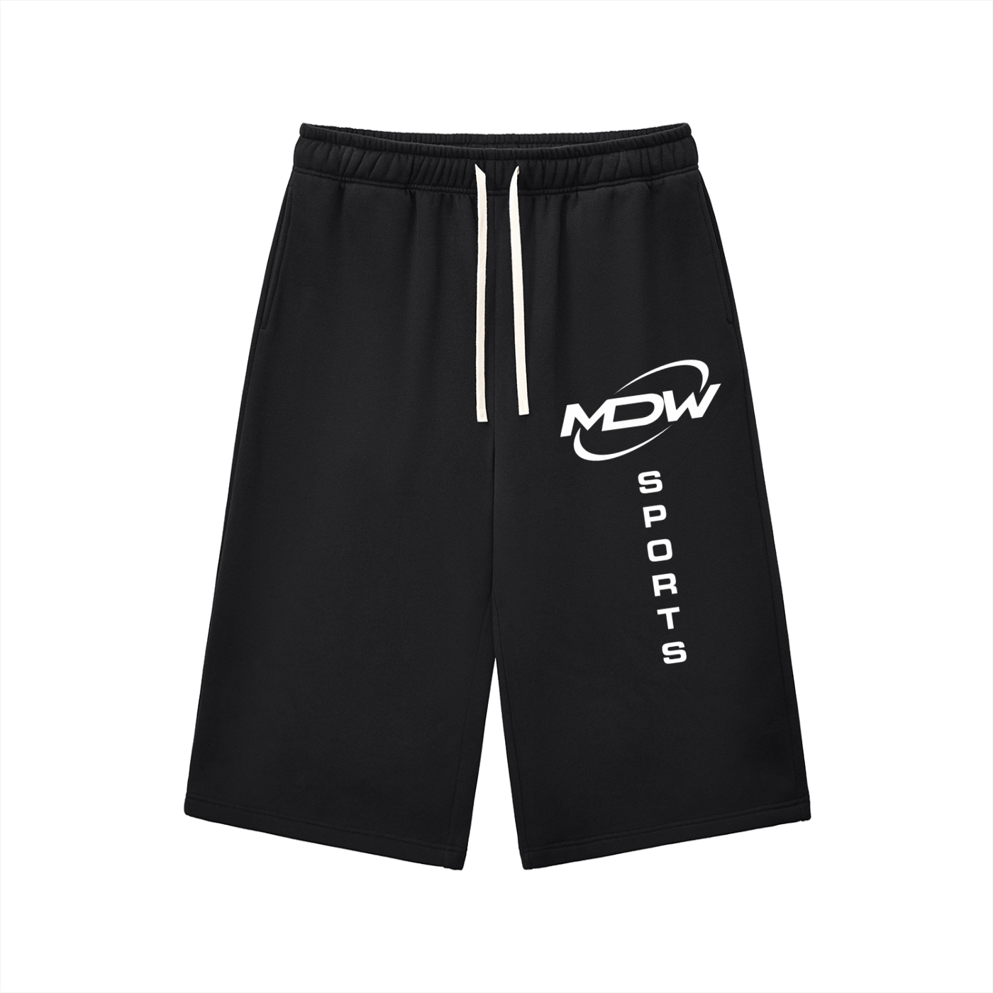 Relaxed Drawstring Three-quarter Sweatpants