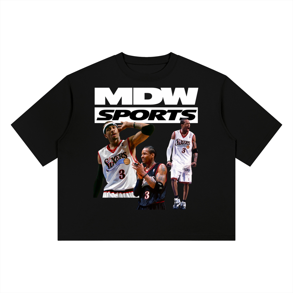 Allen Iverson Boxy Heavyweight Tee (Black)