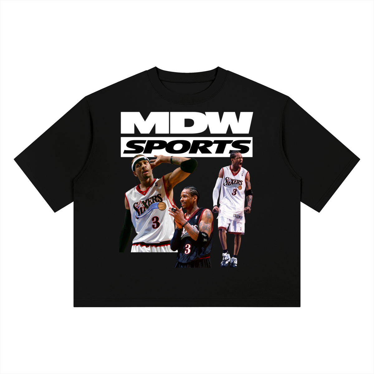 Allen Iverson Boxy Heavyweight Tee (Black)