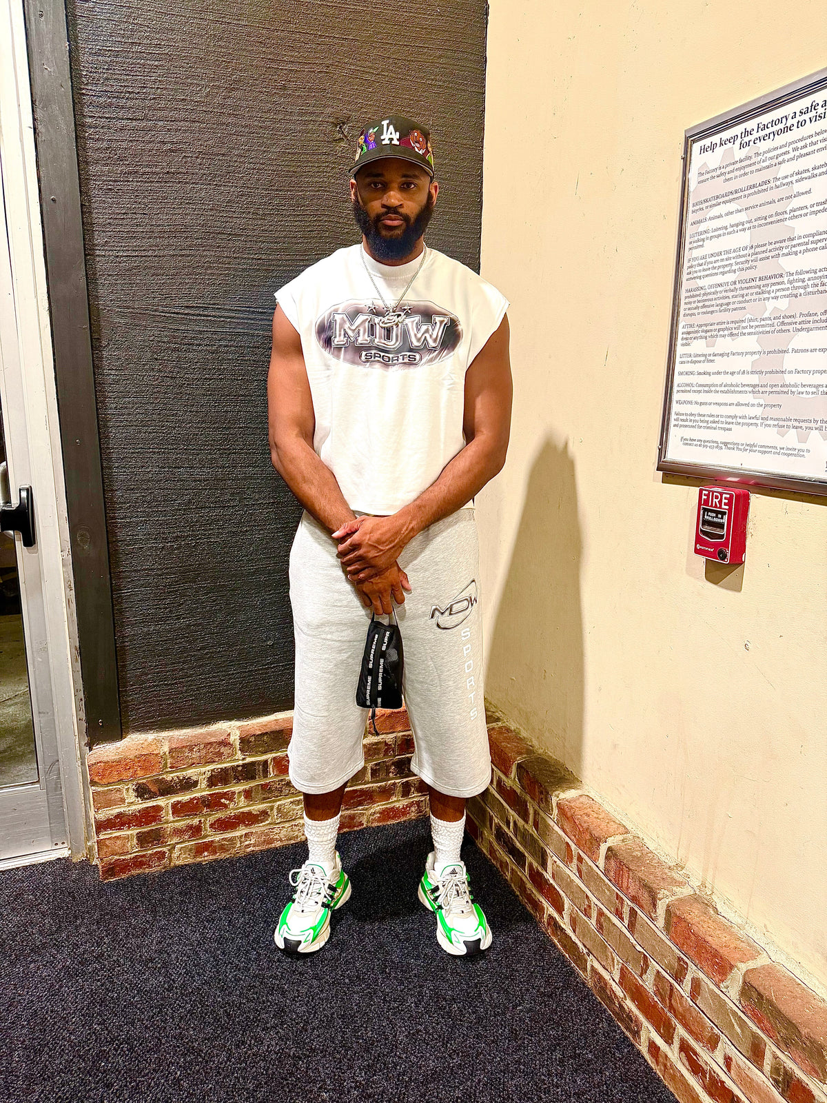 “Chrome” Boxy Sleeveless Tee