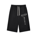 “Chrome” Black 3/4 Sweatshorts