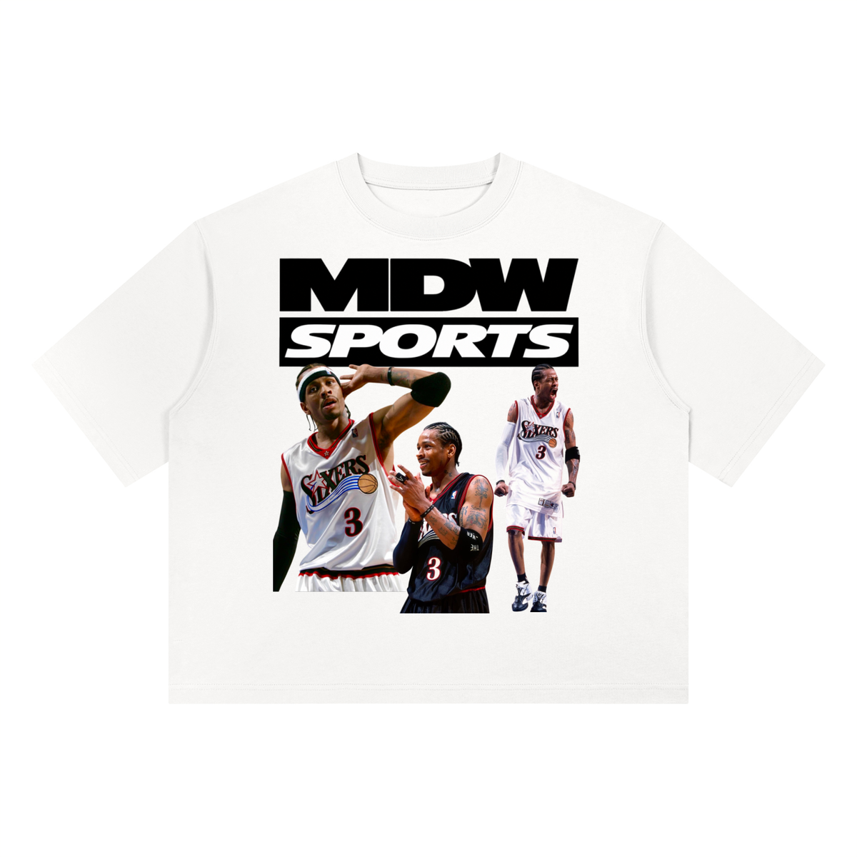 Allen Iverson Boxy Heavyweight Tee (White)