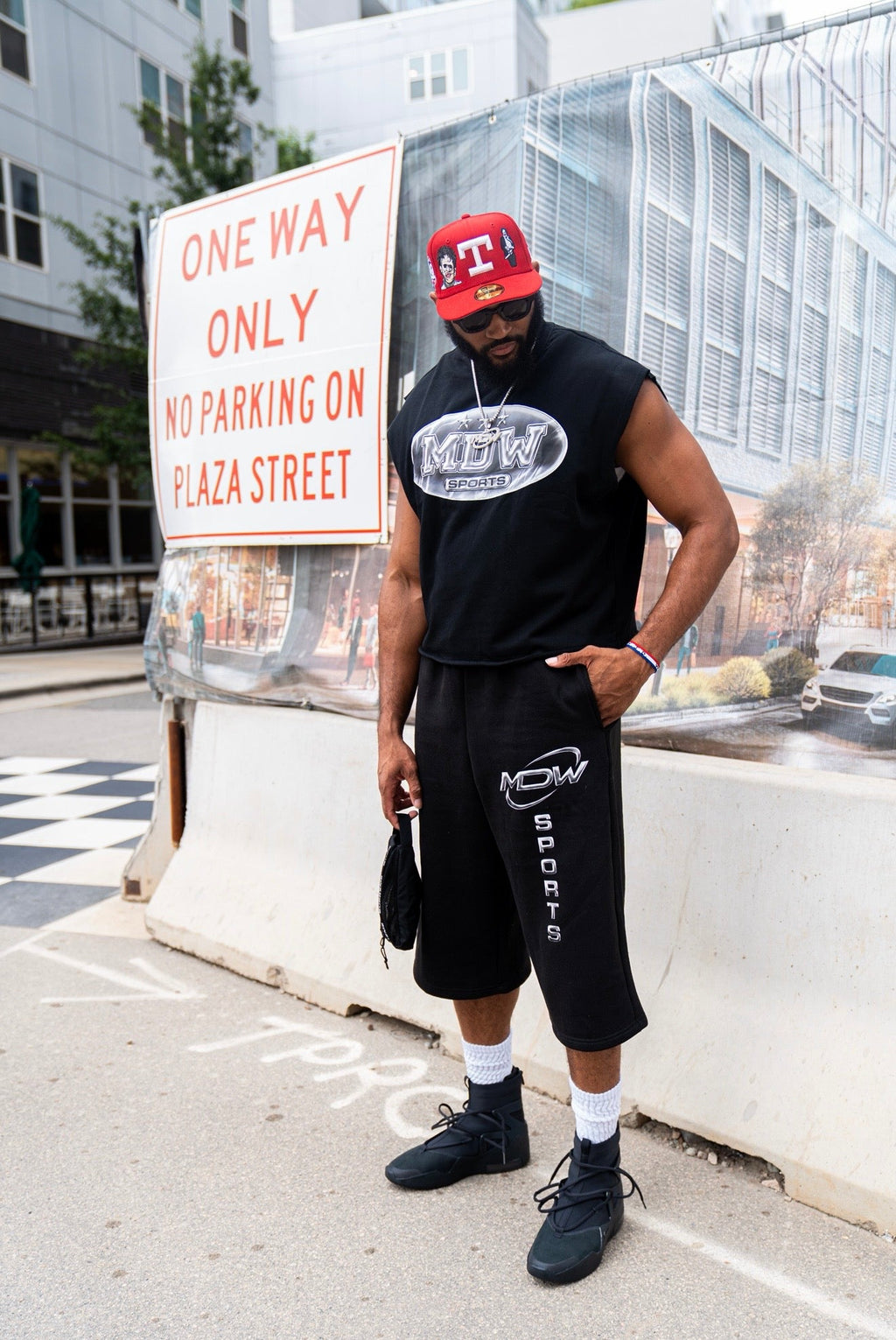 “Chrome” Boxy Sleeveless Tee