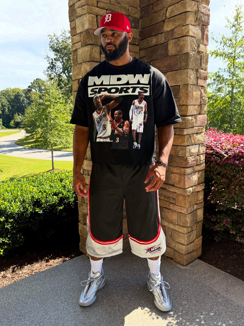 Allen Iverson Boxy Heavyweight Tee (Black)