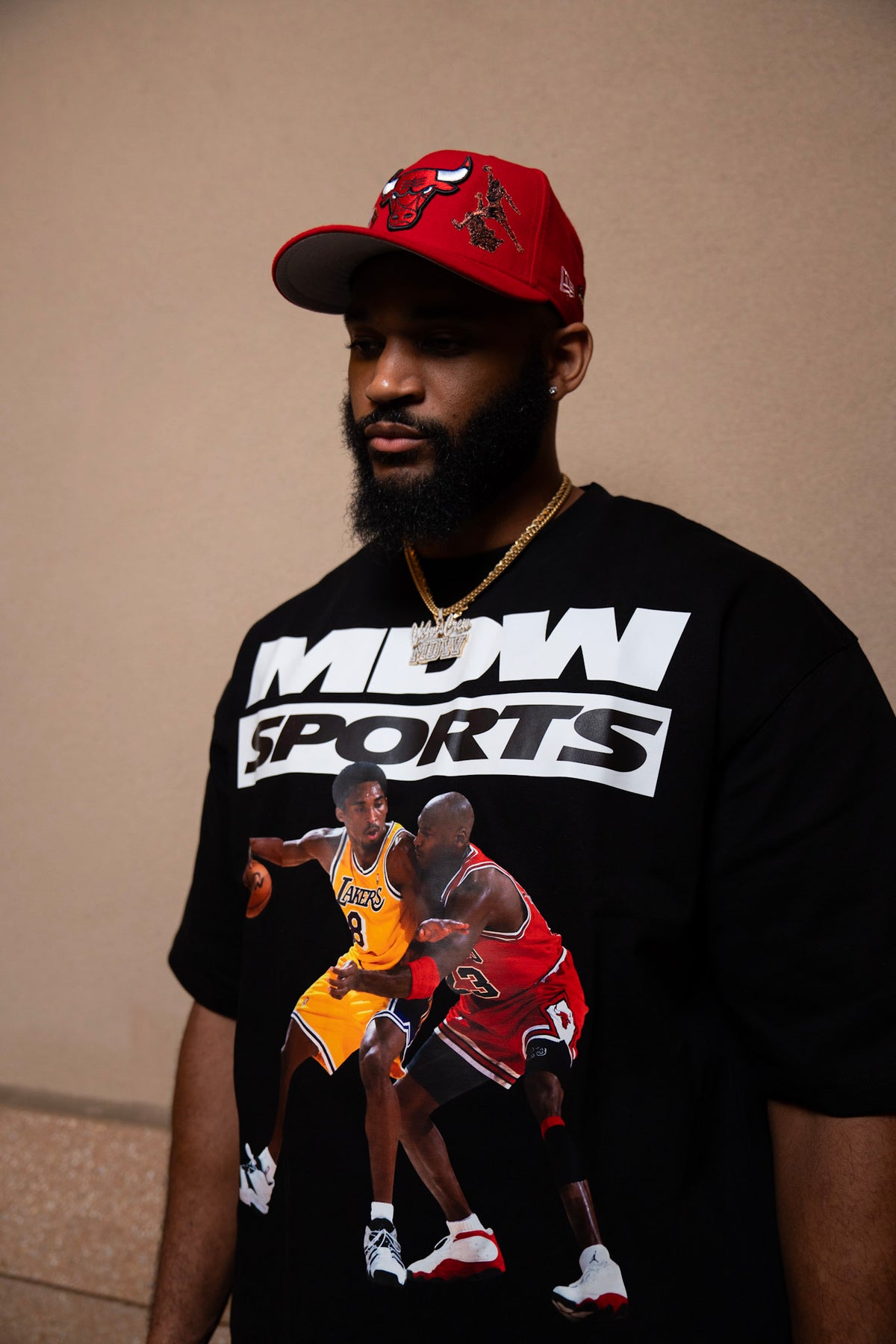 Kobe vs MJ Boxy Heavyweight Tee