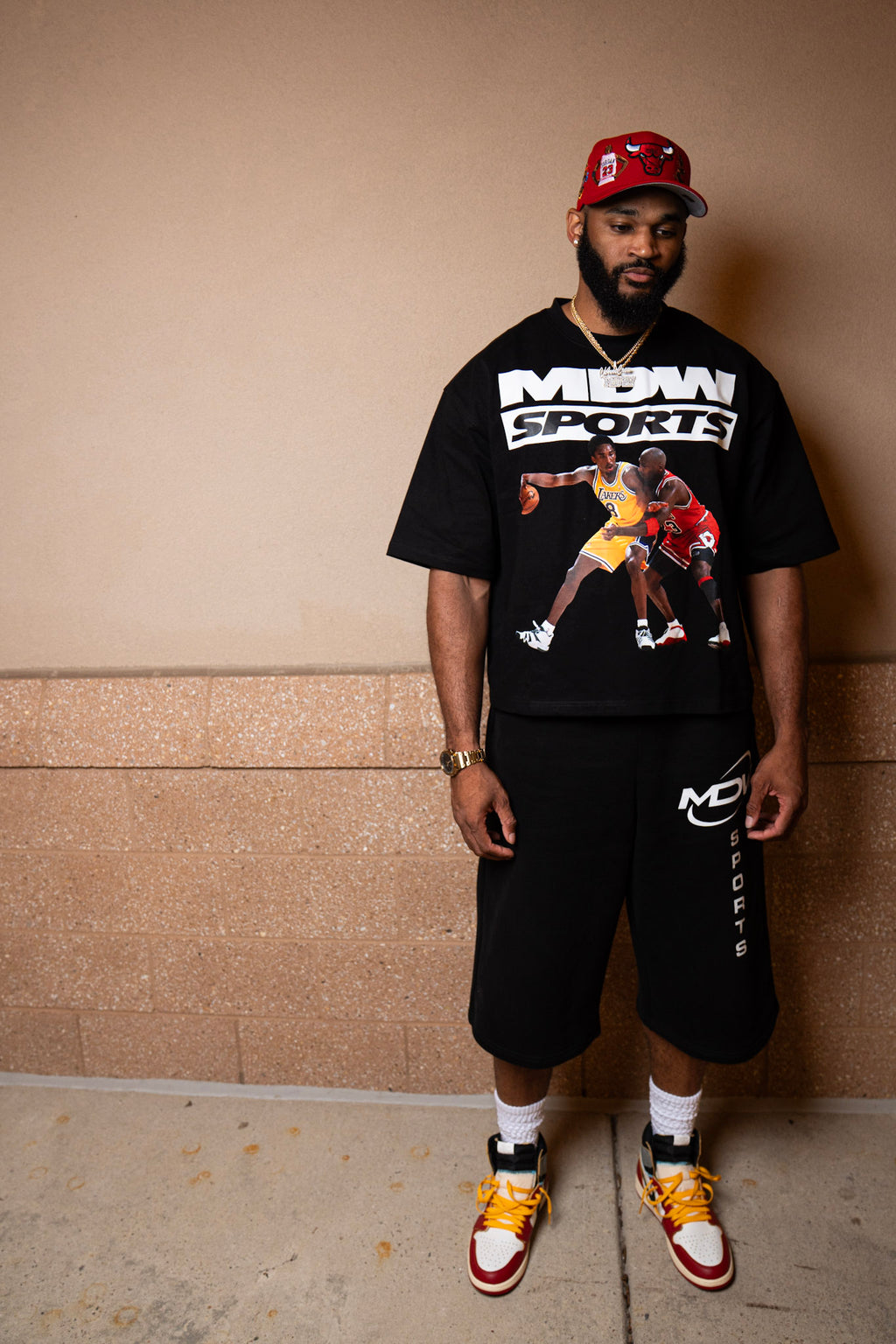 Kobe vs MJ Boxy Heavyweight Tee